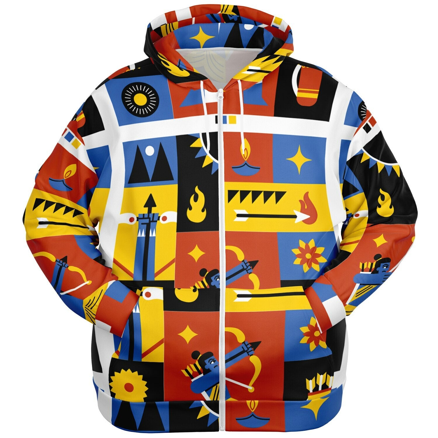 Athletic Plus-size Ziphoodie