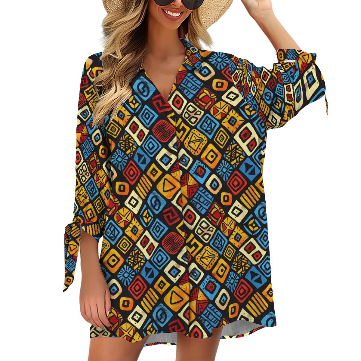Women's Cardigan Shirt ThreeQuarter Sleeve