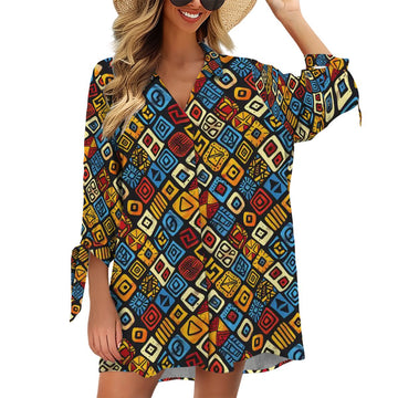 Women's Cardigan Shirt ThreeQuarter Sleeve