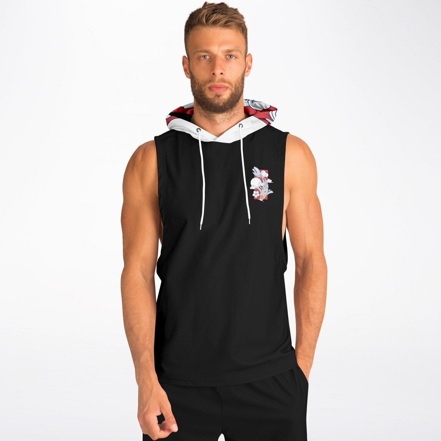 Athletic Drop Armhole Hoodie