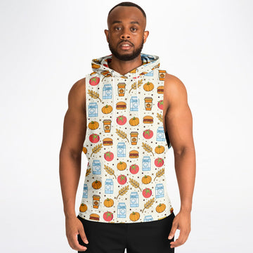 Athletic Drop Armhole Hoodie