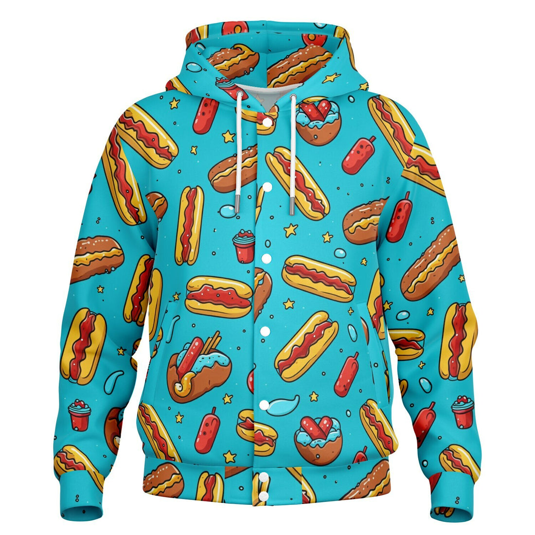 Heavyweight Hooded Baseball Jacket