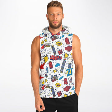 Athletic Drop Armhole Hoodie
