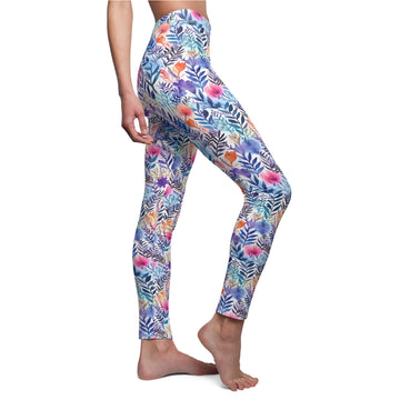 Coulorful Vibrant Cut & Sew Casual Leggings