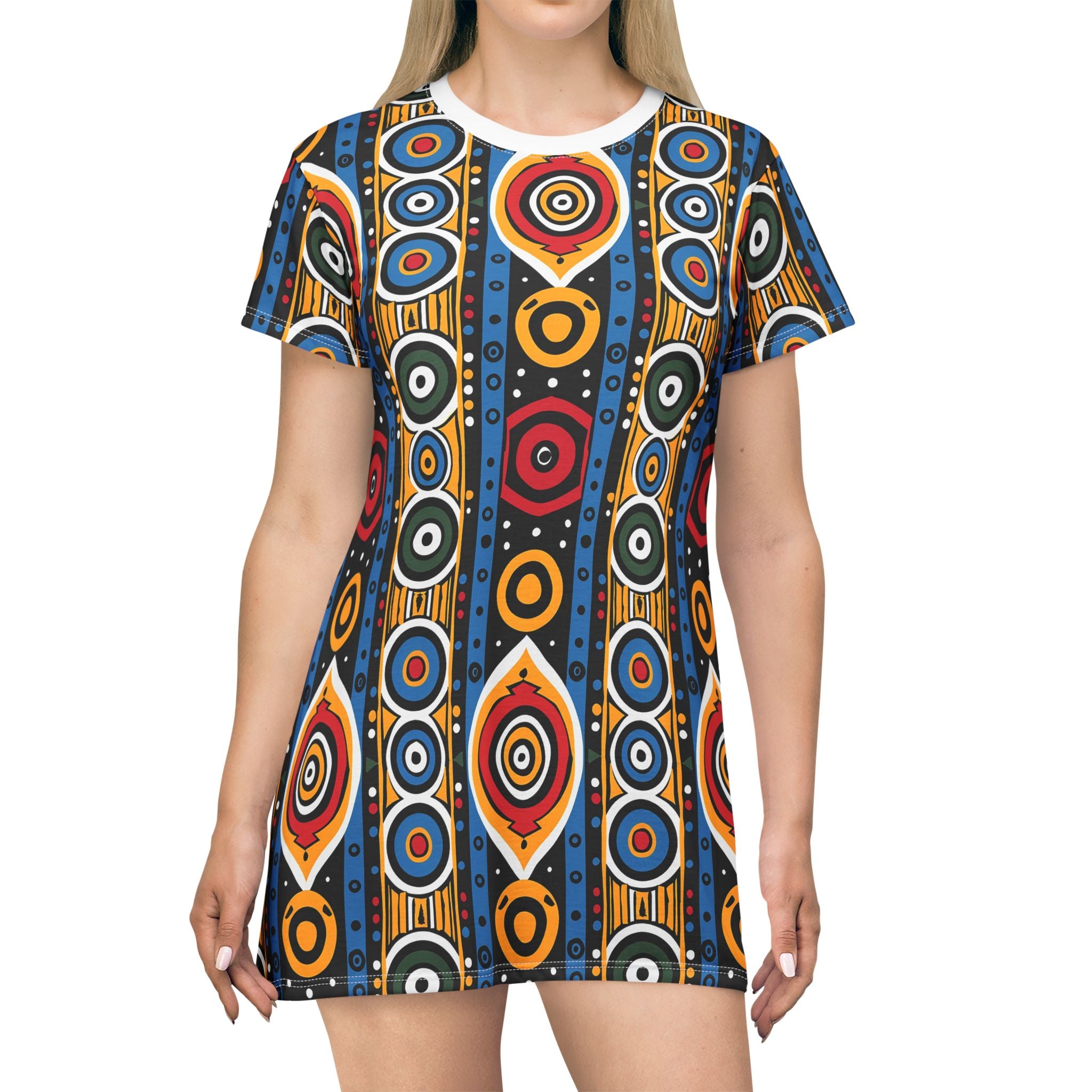 Tribal T-Shirt Dress
