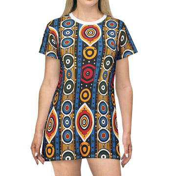Tribal T-Shirt Dress