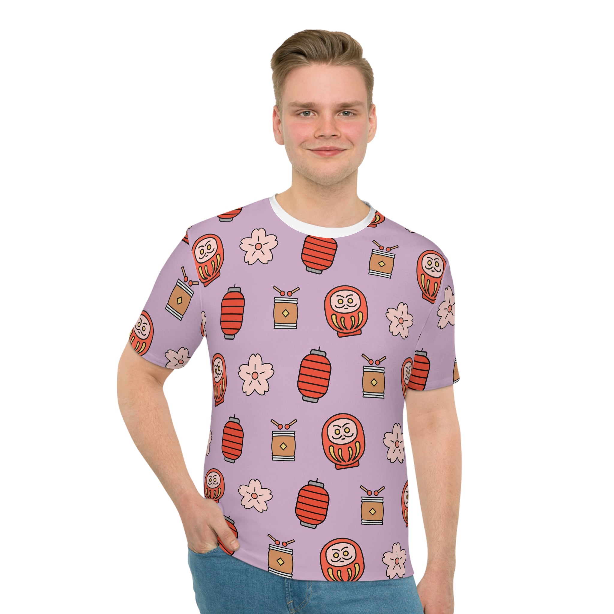 Colorful Lantern Loose T-Shirt - Fun & Comfortable Style