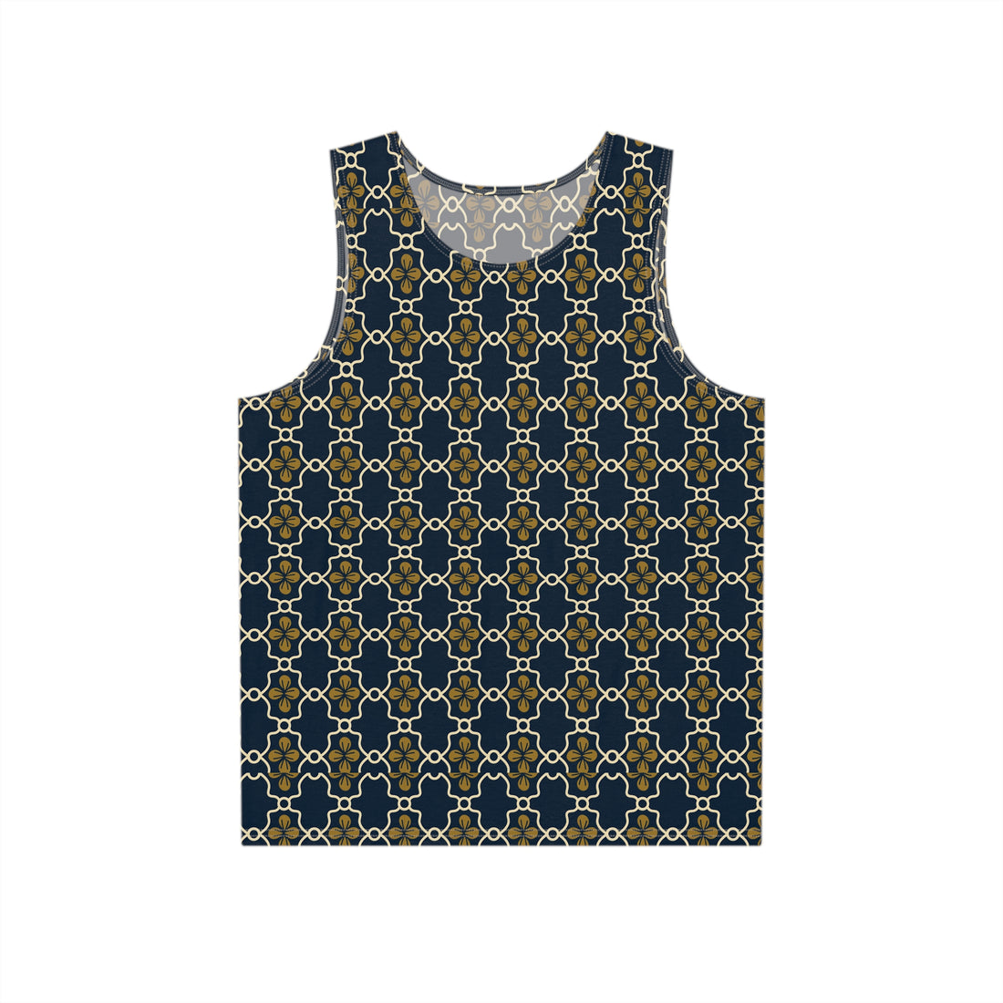 Men's Geometric Pattern Tank - Stylish Summer Fashion