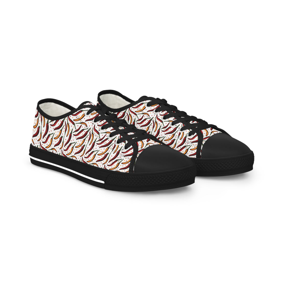 Chili Pepper Low Top Sneakers - Stylish and Fun Footwear