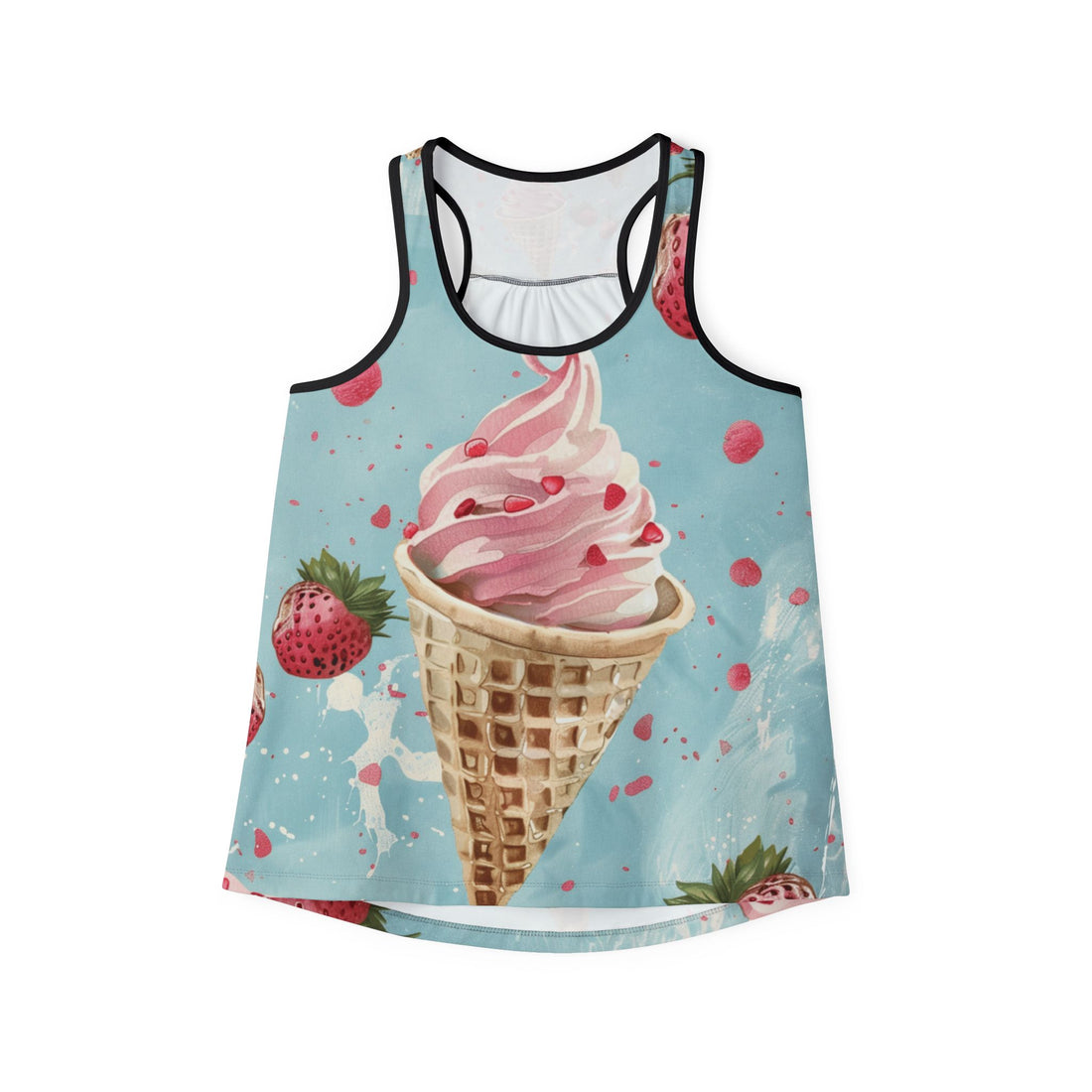 Ice Cream Cone Women's Tank Top - Fun Summer Vibes!