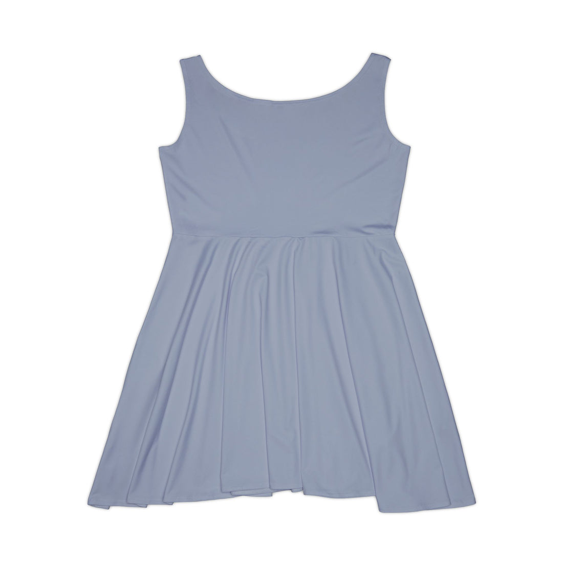 Elegant Blue Women's Skater Dress - Perfect for Spring & Summer Events