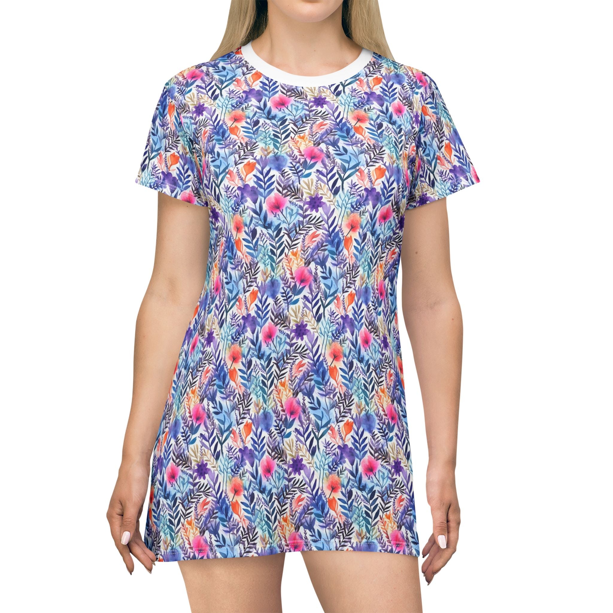 Flower T-Shirt Dress