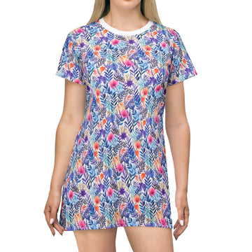 Flower T-Shirt Dress