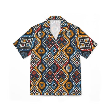 Vibrant Men's Hawaiian Camp Shirt - Perfect for Summer Adventures & Tropical Getaways