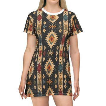 Azetec T-Shirt Dress