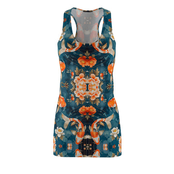 Women's Koi Fish Cut & Sew Racerback Dress