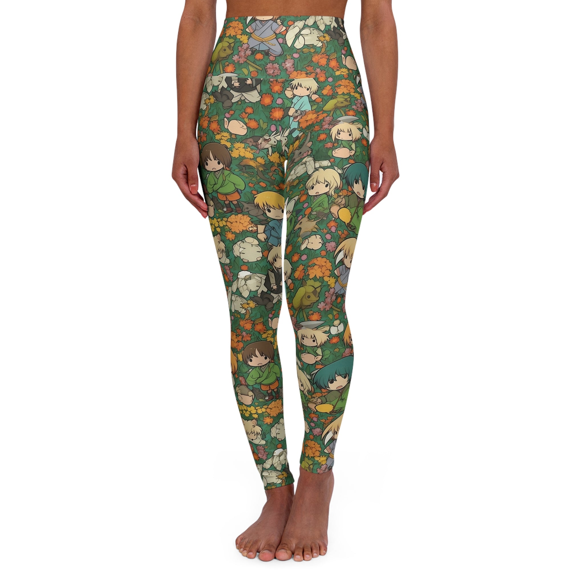 Japanese Anime Inspired Yoga Leggings