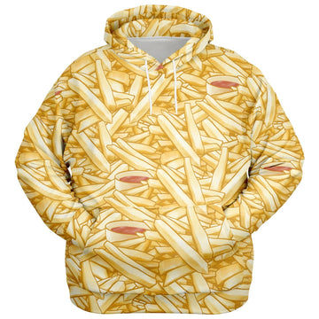 French Fries Athletic Plus-size Hoodie