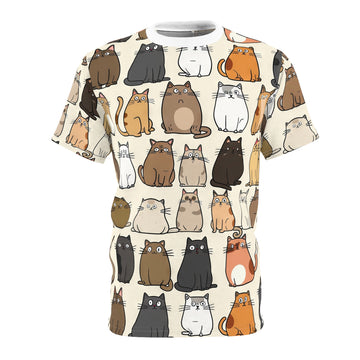 Cat Lovers Cut & Sew Tee