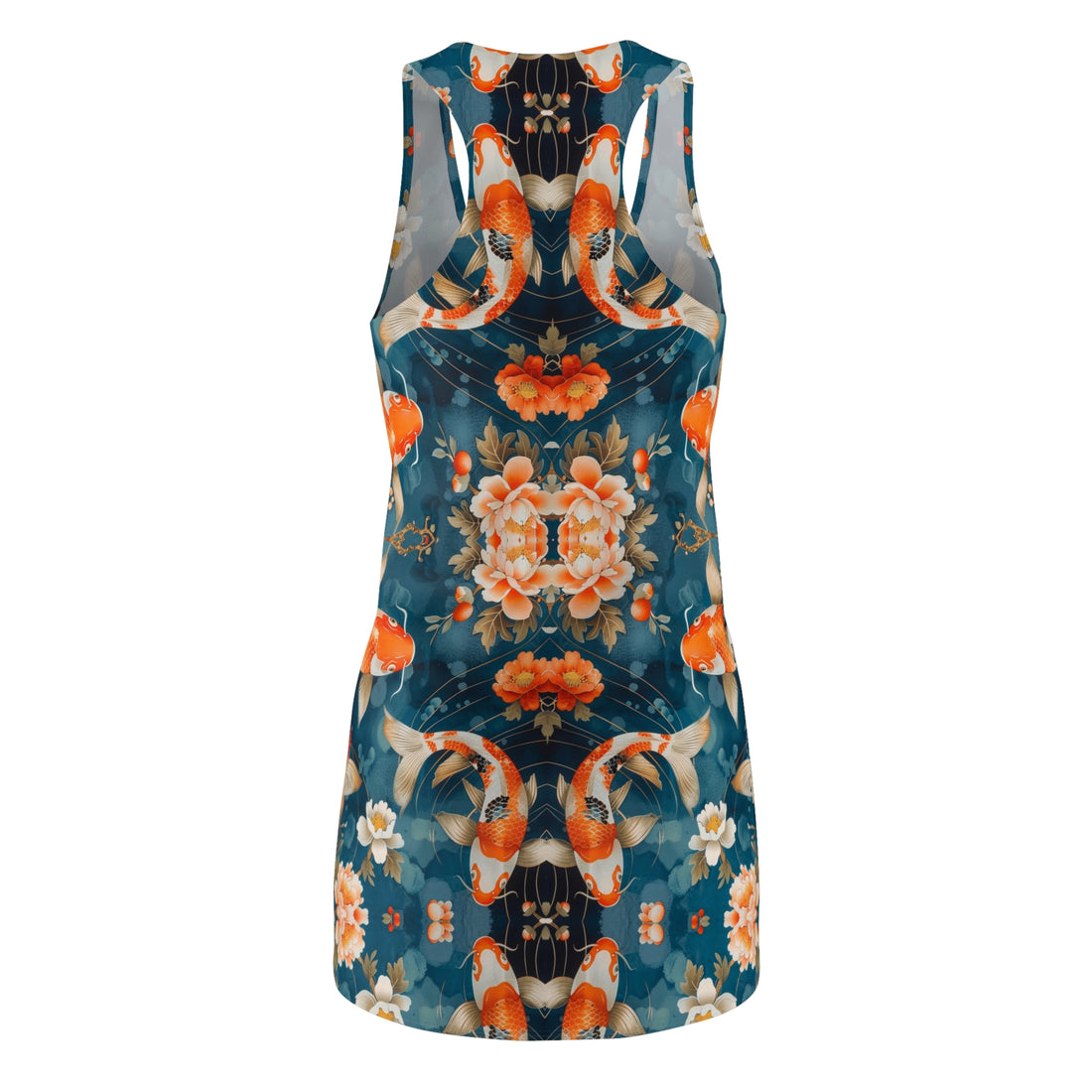 Women's Koi Fish Cut & Sew Racerback Dress