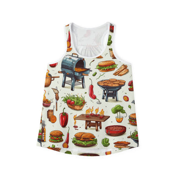 BBQ Party Women's Tank Top - Fun Grilling and Food Design for Summer Celebrations