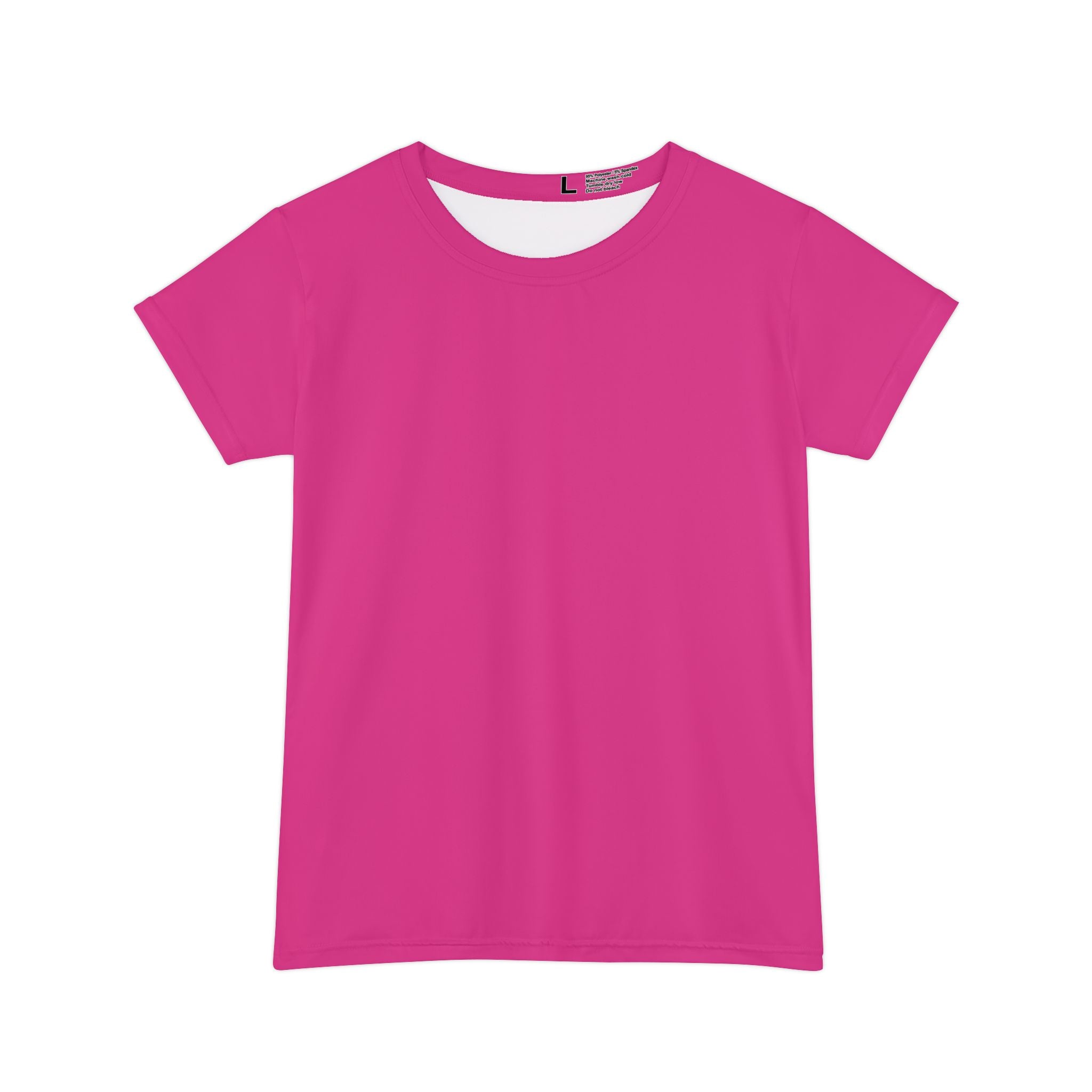 Vibrant Pink Women's Short Sleeve Shirt - Perfect for Casual Daywear or Summer Celebrations