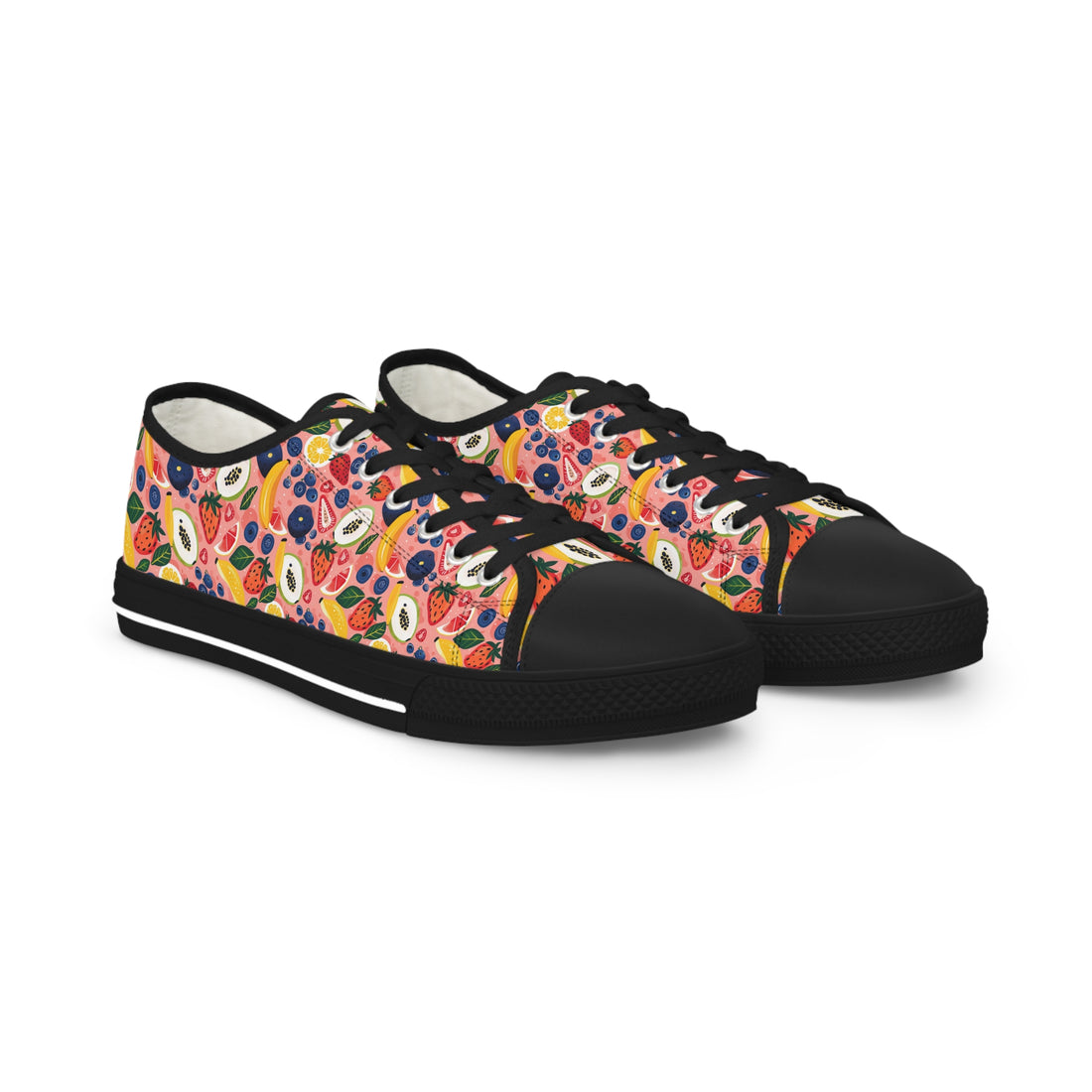 Colorful Floral Low Top Sneakers for Casual Style