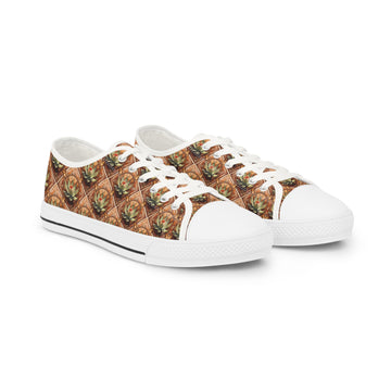 Artistic Low Top Sneakers for Men - Unique Design for Casual Style