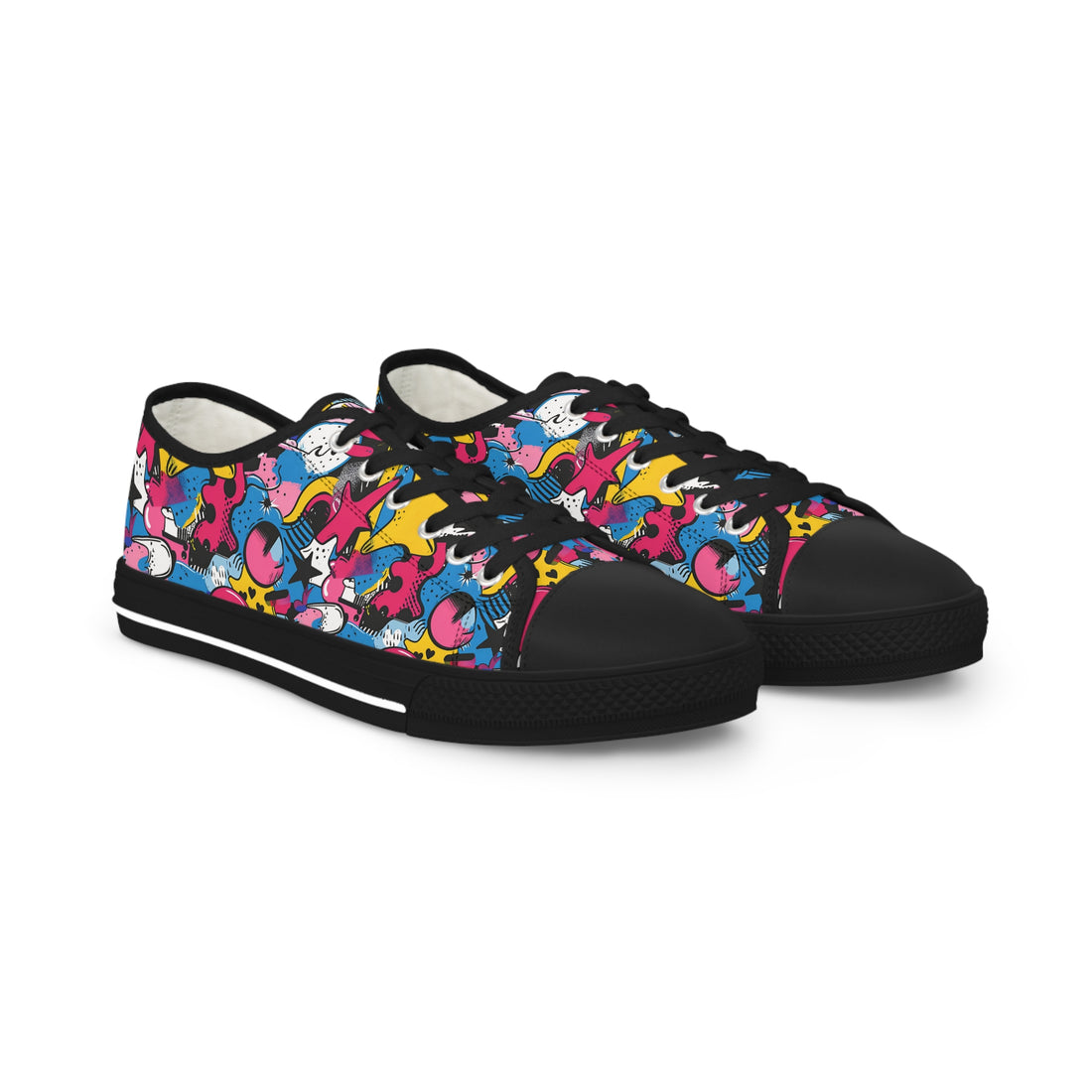 Colorful Unicorn Low Top Sneakers for Fun and Festive Vibes