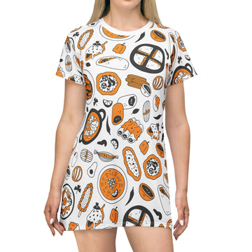 Food Lover T-Shirt Dress