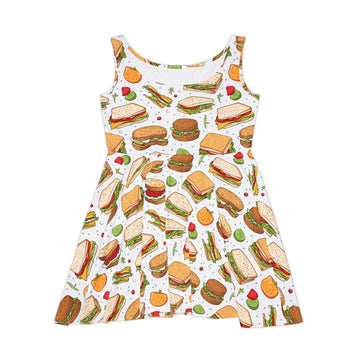 Fun Foodie Skater Dress - Perfect for Summer Outings & Food Lovers