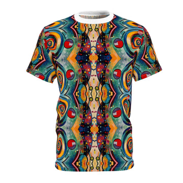 Fun Abstract Pattern Unisex Cut & Sew Tee