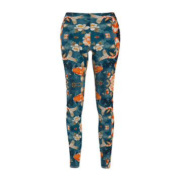 Koi Fish Women's Cut & Sew Casual Leggings