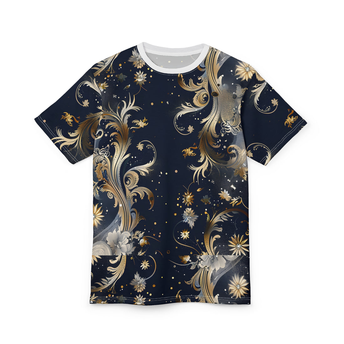 Boho Floral Unisex Cut & Sew Tee - Stylish and Unique Design for Every Occasion