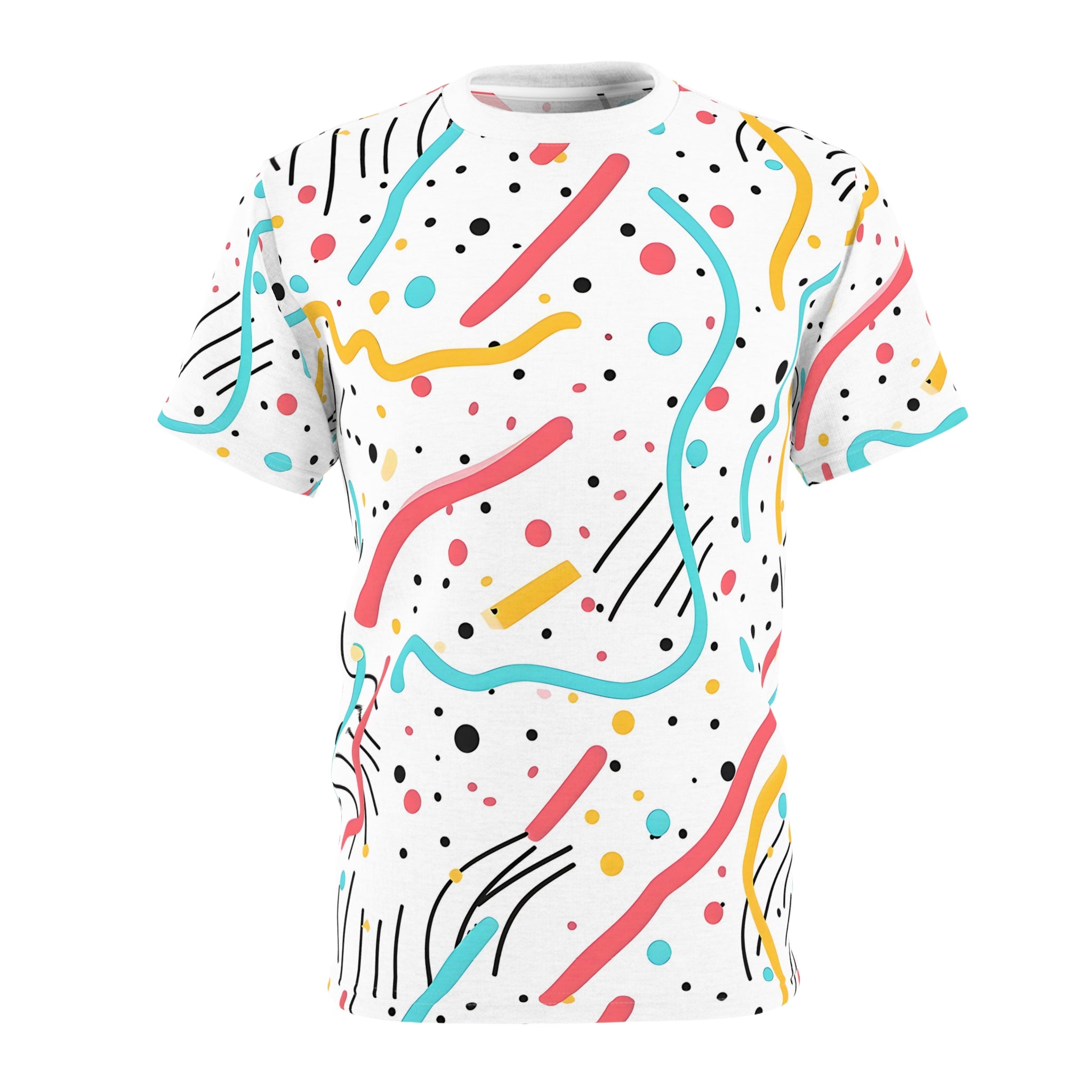 Vibrant Unisex Graphic Tee - Fun Abstract Design