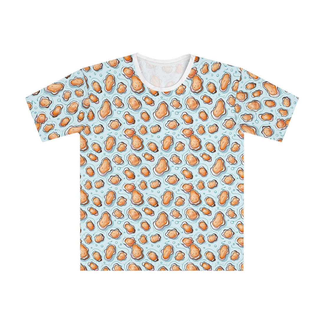 Men's Loose T-shirt - Fun Avocado Print for Casual Vibes