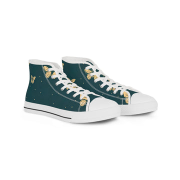 Eco-Friendly Butterfly High Top Sneakers for women