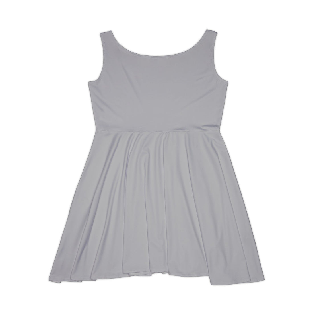 Elegant Gray Women's Skater Dress - Perfect for Casual Outings & Special Occasions