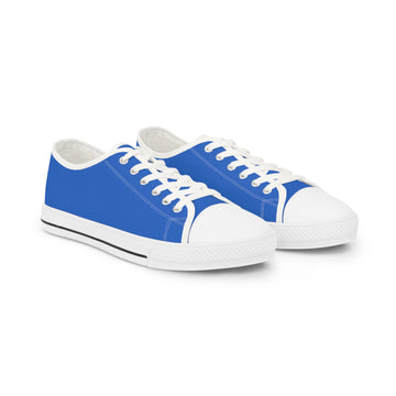 Casual Blue Low Top Sneakers - Comfort Meets Style