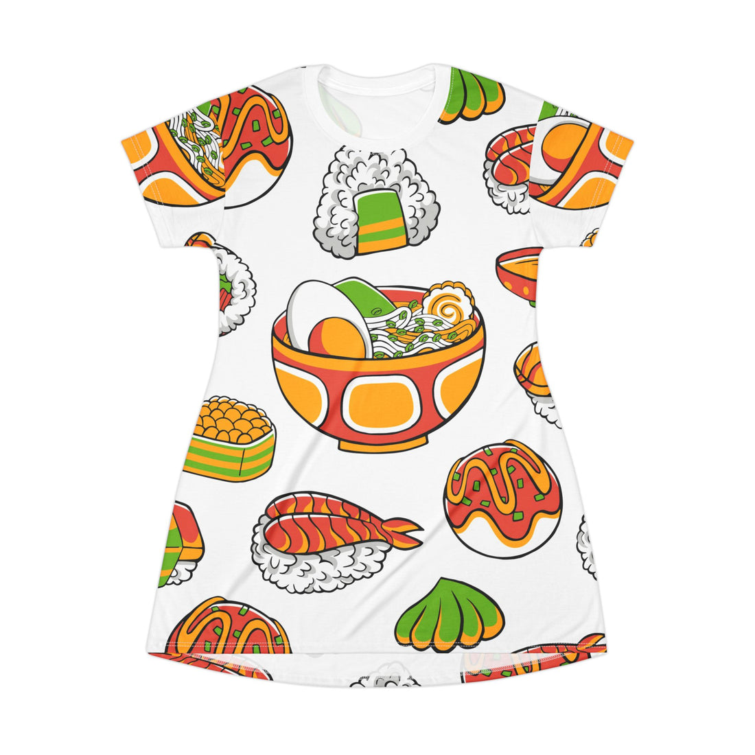 Japanese Food T-Shirt Dress