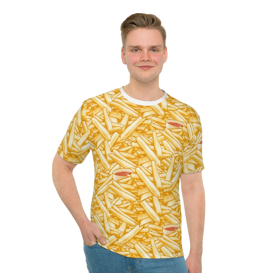 Fried Potato T-Shirt for Food Lovers | Casual Loose Fit Tee