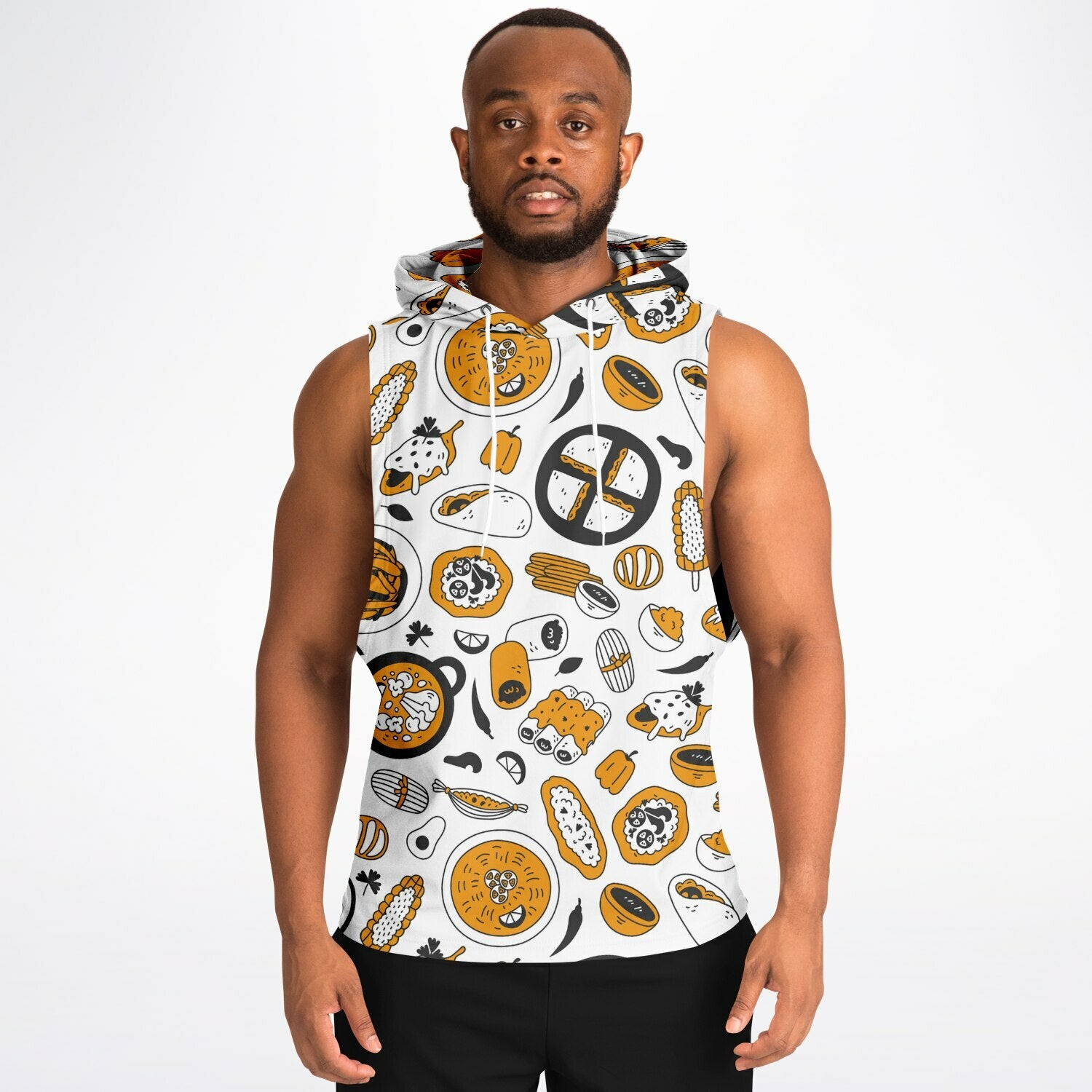Athletic Drop Armhole Hoodie