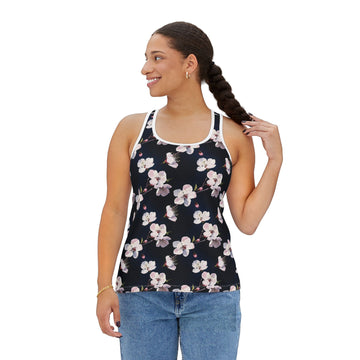 Floral Blossom Women's Tank Top - Perfect for Summer Casual Wear