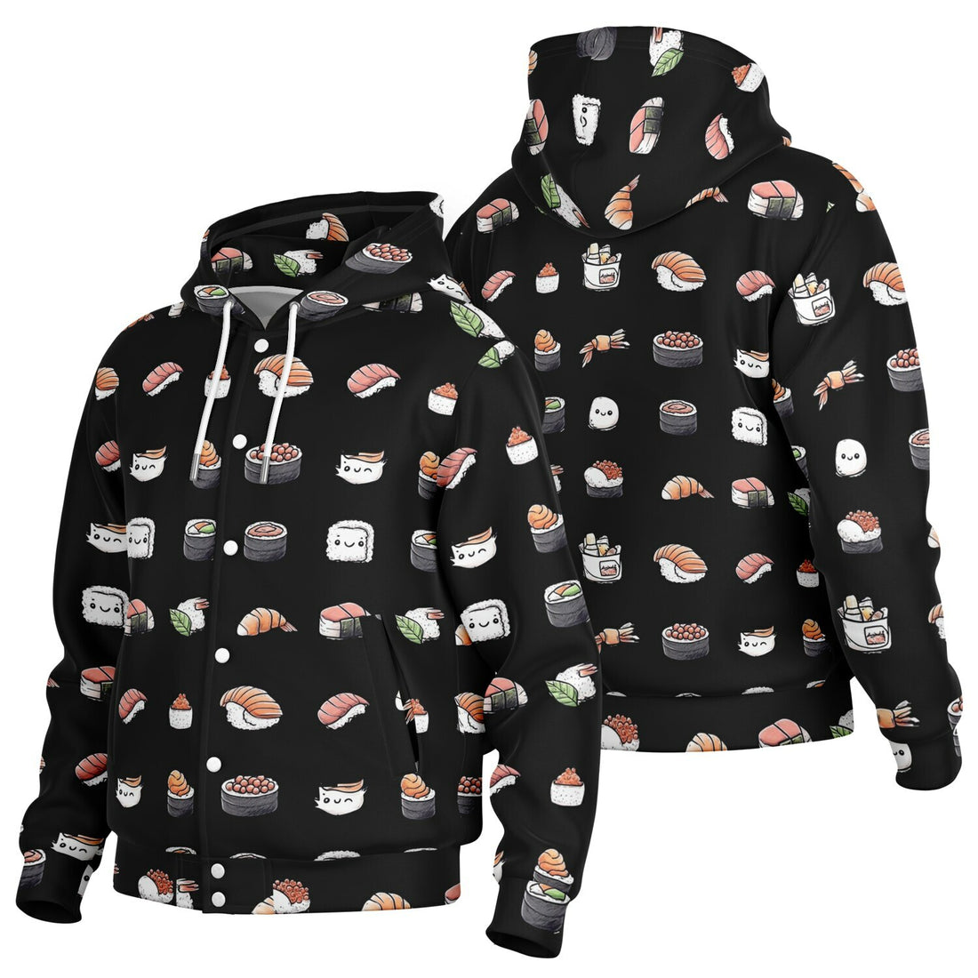 Heavyweight Hooded Baseball Jacket