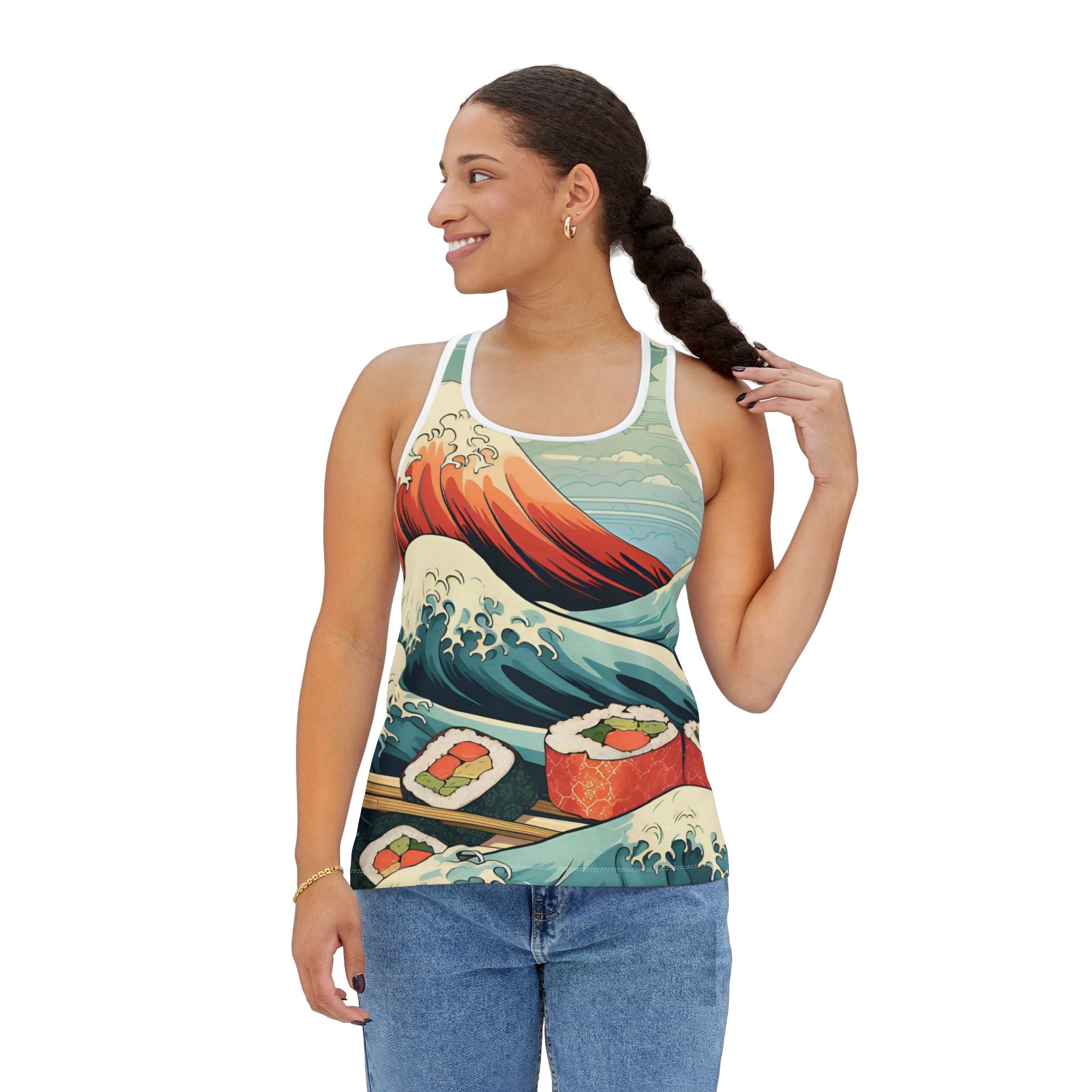 Sushi Wave Women's Tank Top