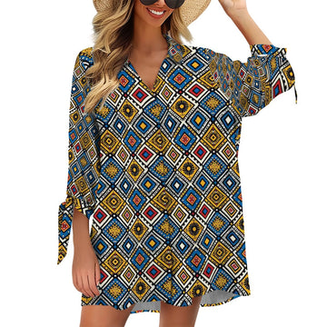 Women's Cardigan Shirt ThreeQuarter Sleeve