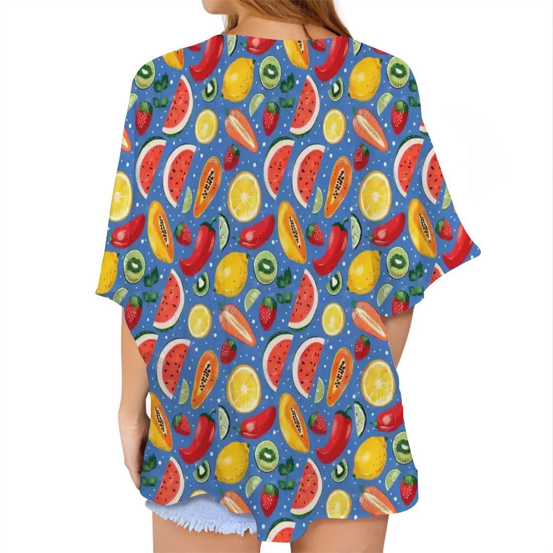Women's Chiffon Blouse Cardigan