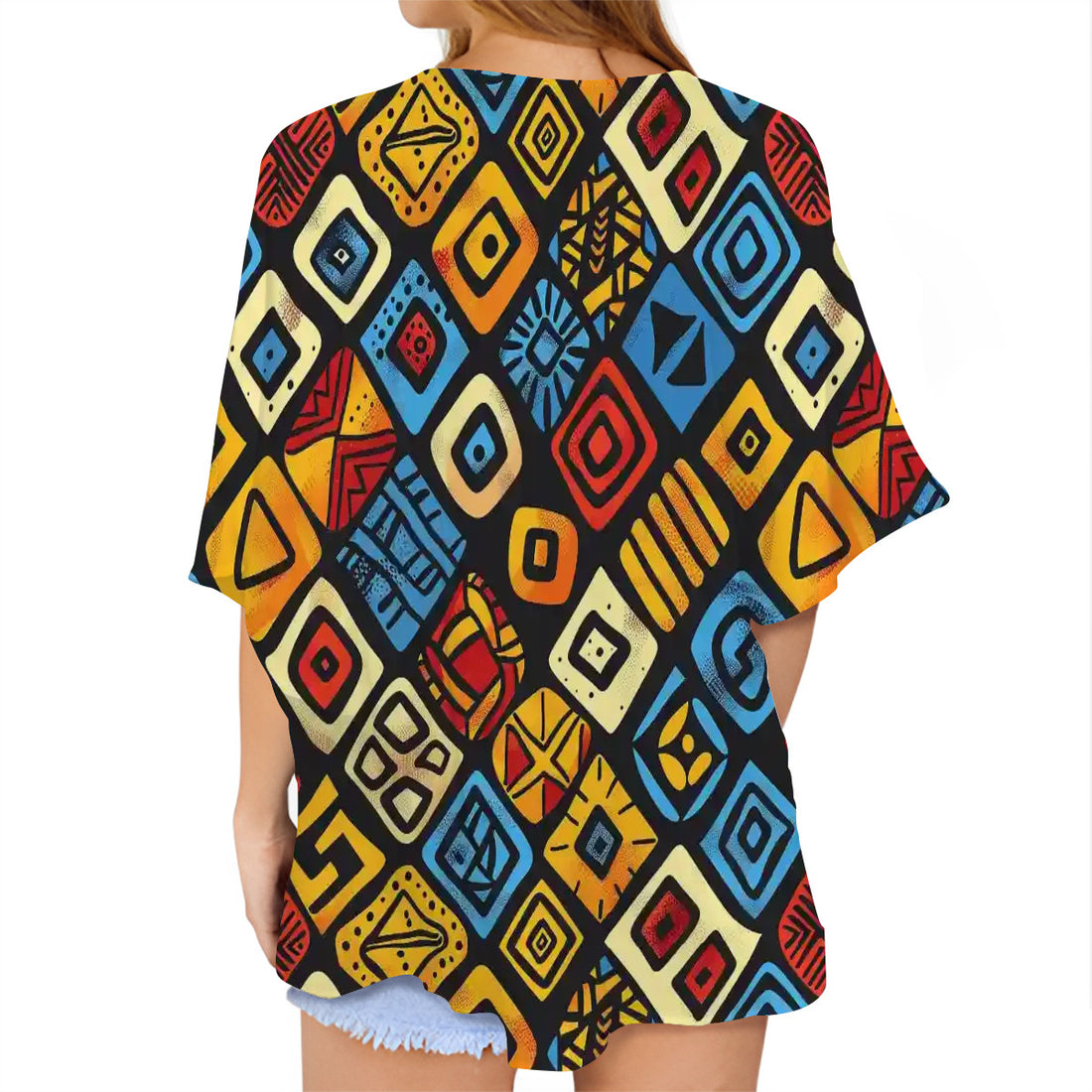 Women's Chiffon Blouse Cardigan