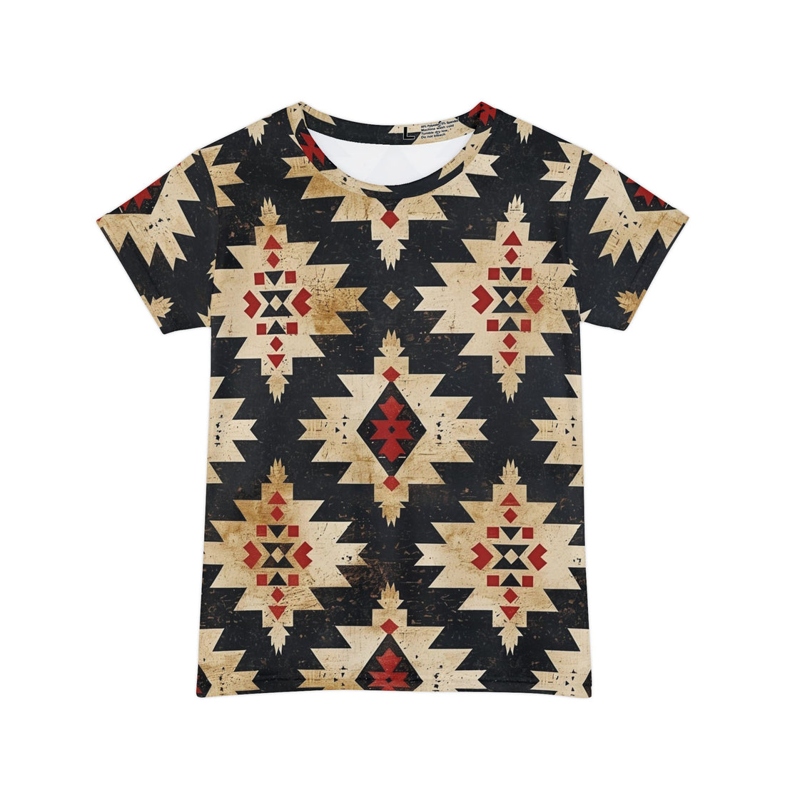 Azeteca style Pattern Women's Short Sleeve Shirt