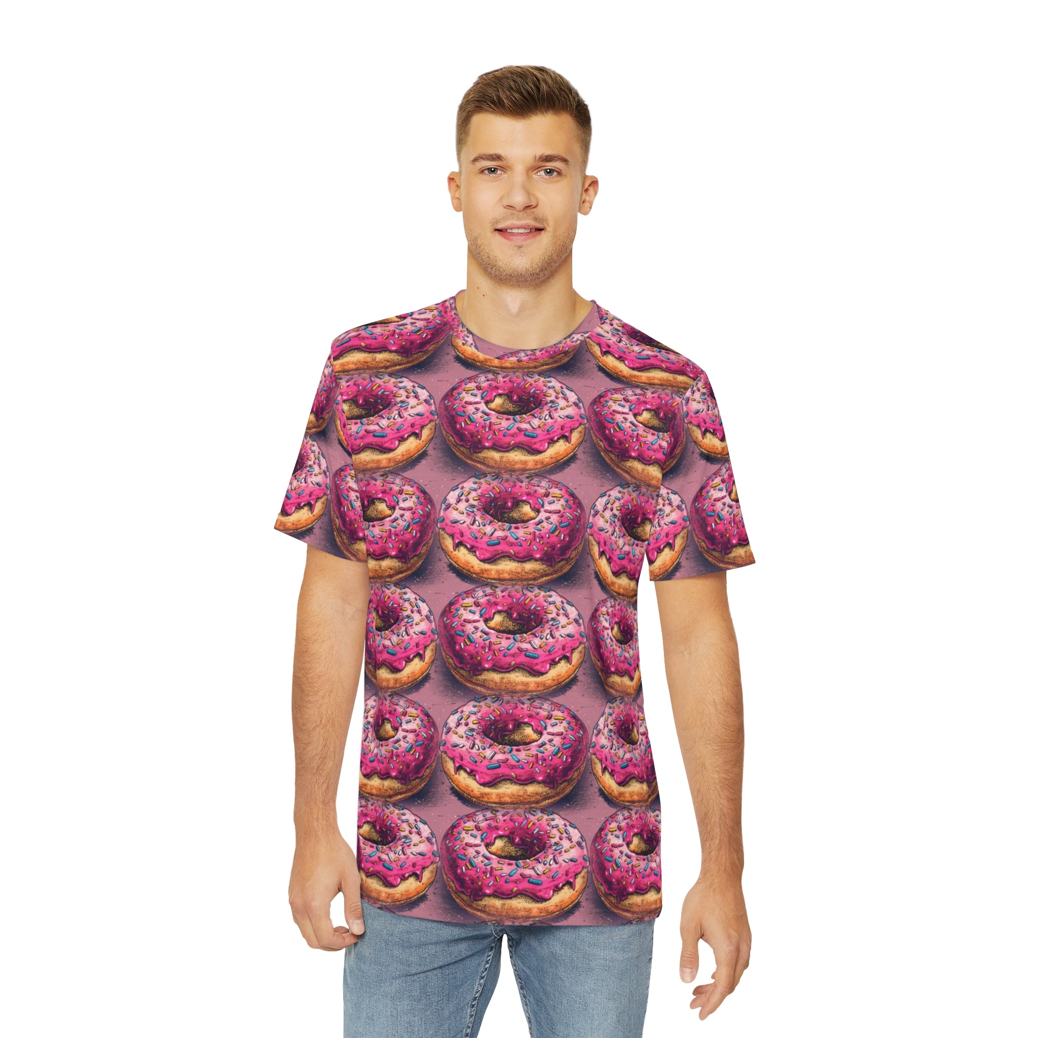 Fun Donut Men's Polyester Tee